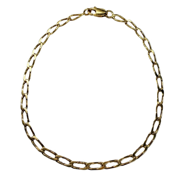 Bracelet Maille Cheval en Or Jaune 18k