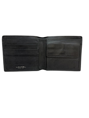 Portefeuille Lancel en crocodile noir