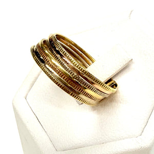 Bagues Semainier 3 Ors 18k Taille-57