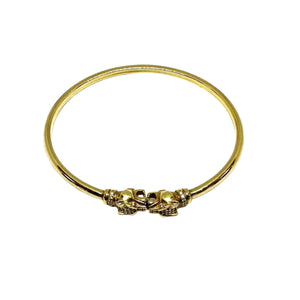 Bracelet jonc en or jaune 18K