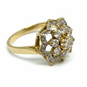 Bague Chou Or Jaune 18 K - Taille 53 - 4 G