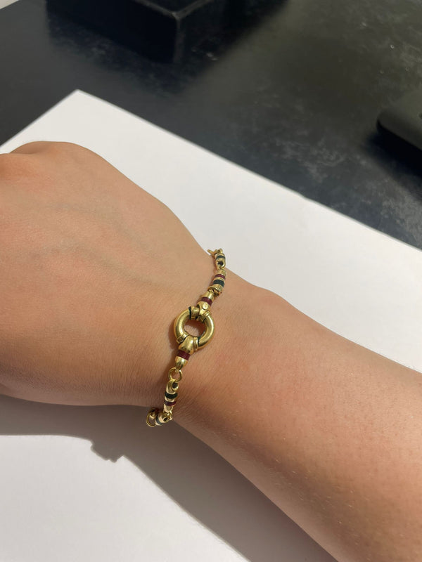 Bracelet Forçat Or 18 Carats – 11,16 g