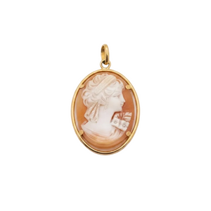 Pendentif Camée en Or jaune 18k - 1.7 G