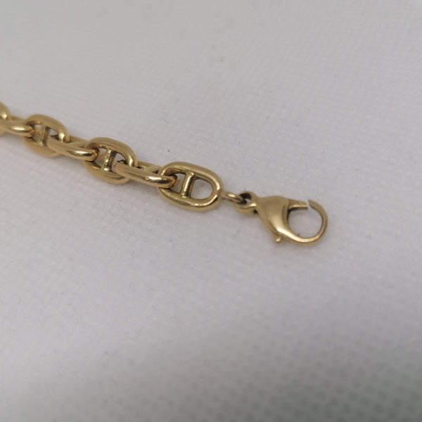 Bracelet maille marine en or jaune 18K 9.44 Grs