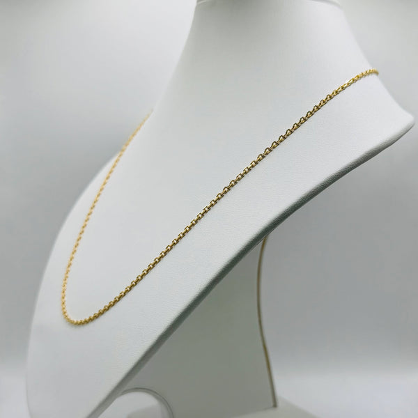 Collier Matinée en Or Jaune 18k - Chaîne Cheval - 5.71 Grs
