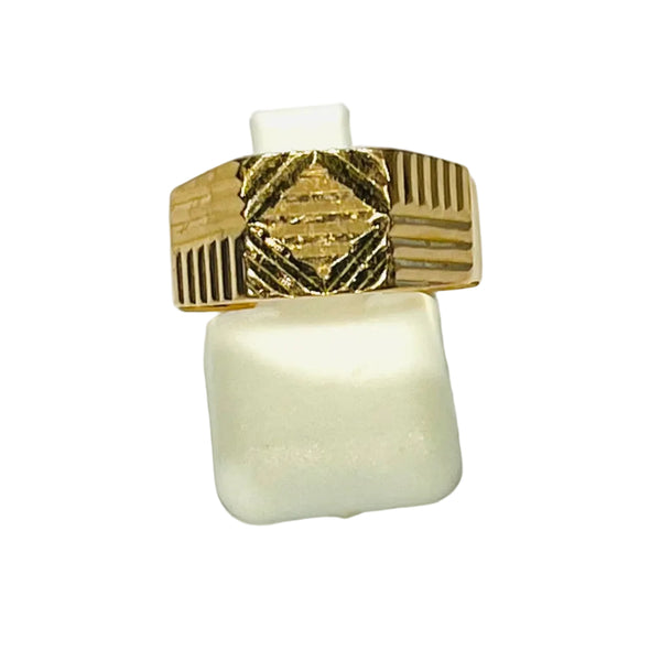 Chevalière en Or Jaune 18 carats - Taille 55