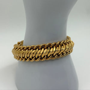 Bracelet Gourmette en Or Jaune 18K - 32.11g