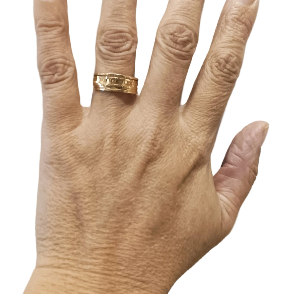 Bague Semainier Or Jaune 18 Carats