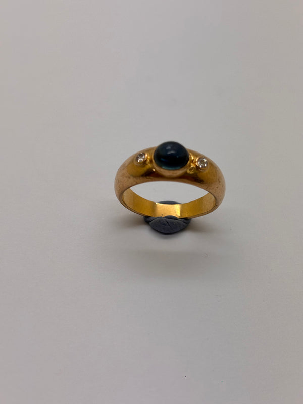 Chevalière en Or Jaune 18K Taille-51.5