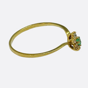 Bague Marguerite en Or Jaune 18k - 1.48 G