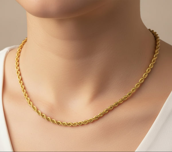 Collier Princesse en Or Jaune 18k -  7.44G