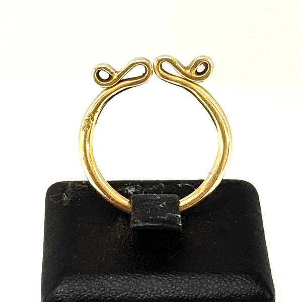 Bague Jonc en Or Jaune 18K - 3G - Taille 53