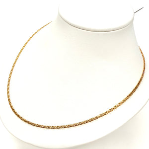Collier chaîne en or jaune 18k 9.74 Grs