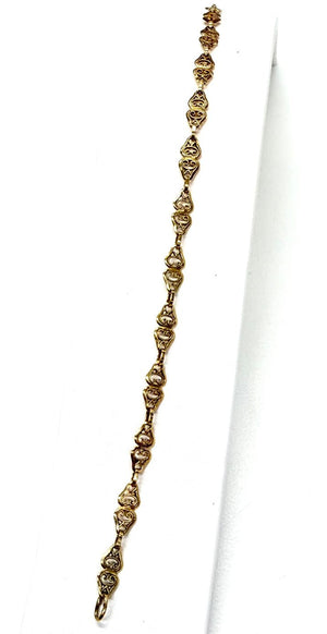 Bracelet Maille en Or Jaune 18K - 4.34g