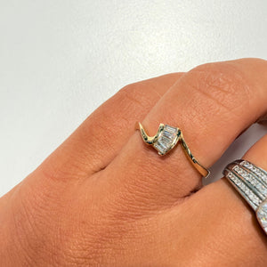 Bague en or jaune 18K Taille-52