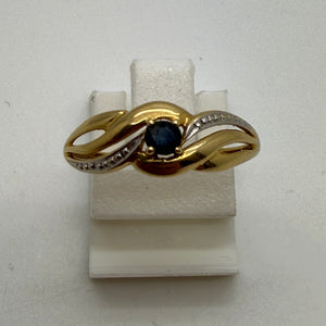 Bague Or Jaune 18 K - Taille 53 -  1.13 G