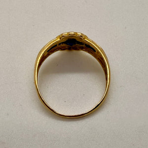 Bague en Or Jaune Taille-54