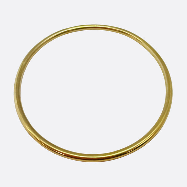 Bracelet Jonc en Or Jaune 18K - 19.27g