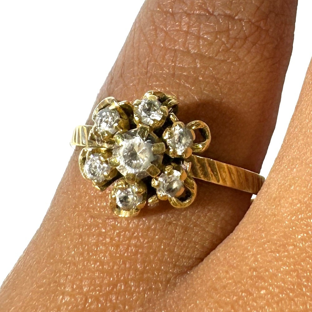 Bague en Or Jaune avec Oxyde de Zirconium