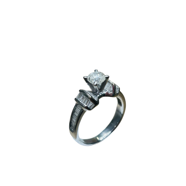 Bague en Or Blanc 18K Taille-51