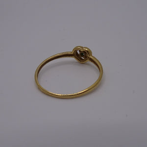 Bague en Or Jaune 18K- Taille 53