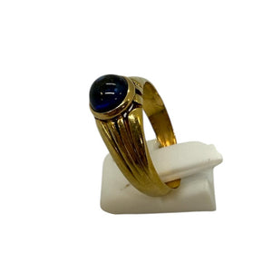 Solitaire en Or Jaune 18K - 7.5 G - Taille 63