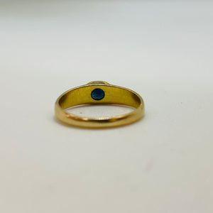Bague  en or jaune 18K Taille-49