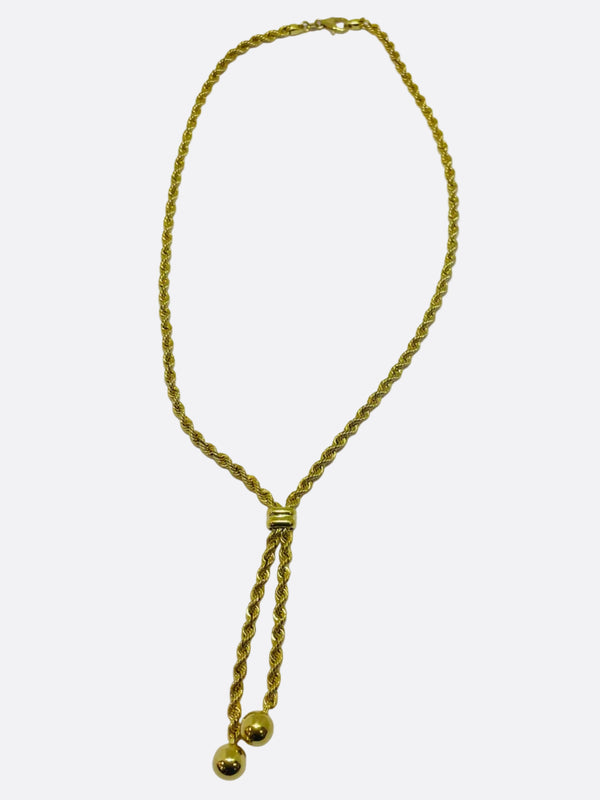 Collier en or jaune 18K - 10.07 Grs