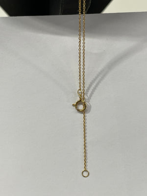 Collier Princesse en Or jaune et or blanc 18K 2.72 Grs