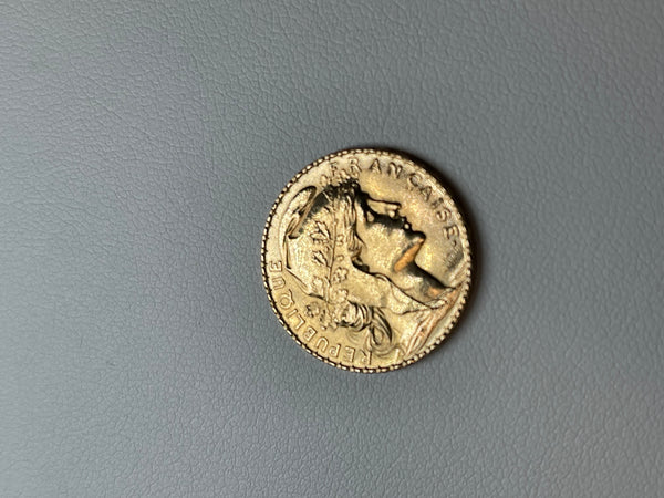 Pièce 20 Francs Coq Marianne en Or Jaune 22K - 6.42G