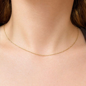 Collier Or Jaune Ras du Cou 18K - 2.15 G