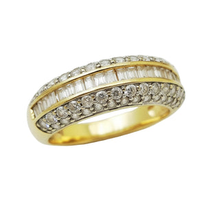 Bague en Or Jaune 18 K - 5.94 G
