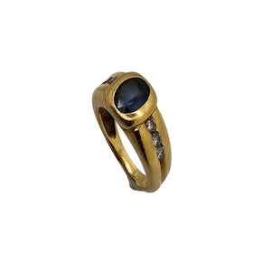 Jonc en or jaune 18 K - Taille 55
