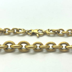 Collier Ras du Cou en Or Jaune 18 K