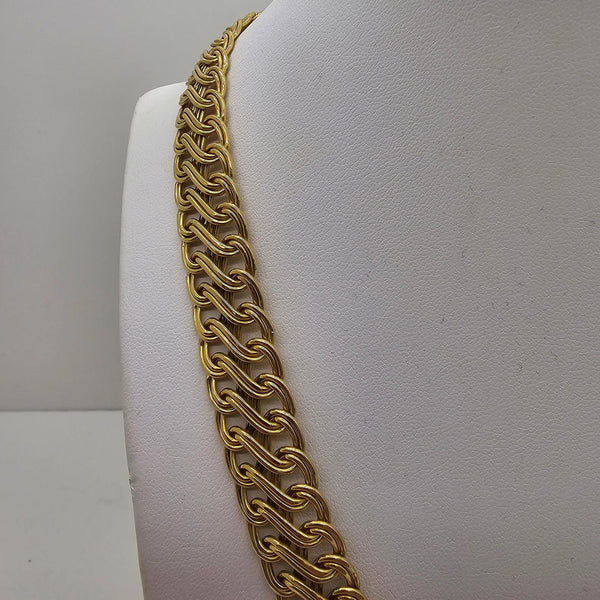 Collier chaîne américaine en or jaune 18K - 19.12 G