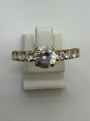 Bague en Or Jaune 18K - Taille 59 - 2.04 Grs