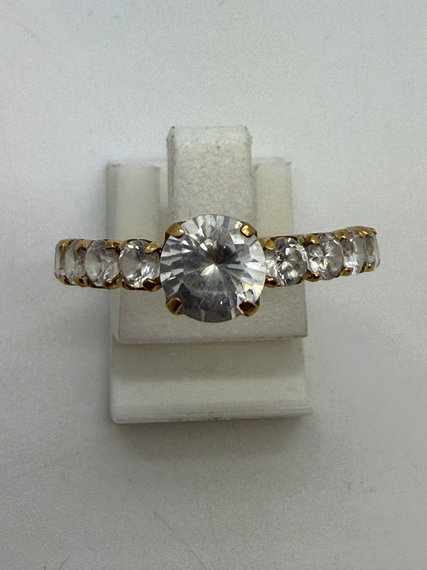 Bague en Or Jaune 18K - Taille 59 - 2.04 Grs