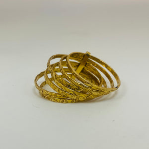 Bagues semainier en or jaune 18 carats –  T 58