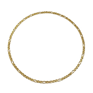 Collier Matinée Or Jaune Maille Figaro 18k - 16.36gr - 55cm