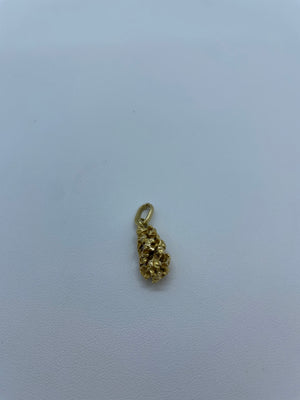 Pendentif pépite en or jaune 18K 5.11 gr