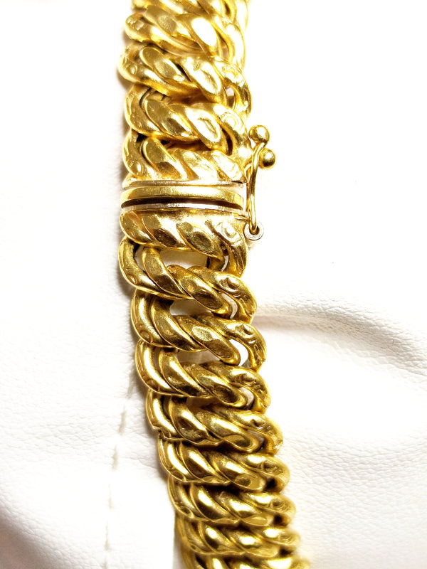 Bracelet Jonc en Or Jaune 18K 20.40 Grs