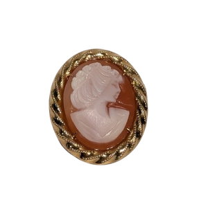 Pendentif Camée en Or Jaune 18K - 3.59g