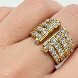 Bague en Or Jaune 18k - 8.78 G - Taille : 54