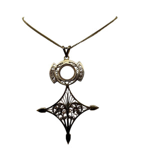Pendentif Croix du Sud en Or Jaune 18 Carats