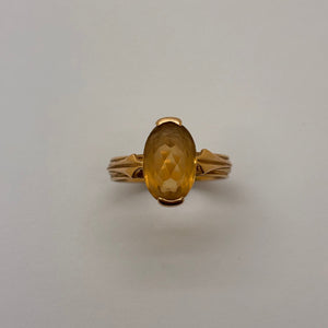 Bague en Or Jaune 18K Taille-56