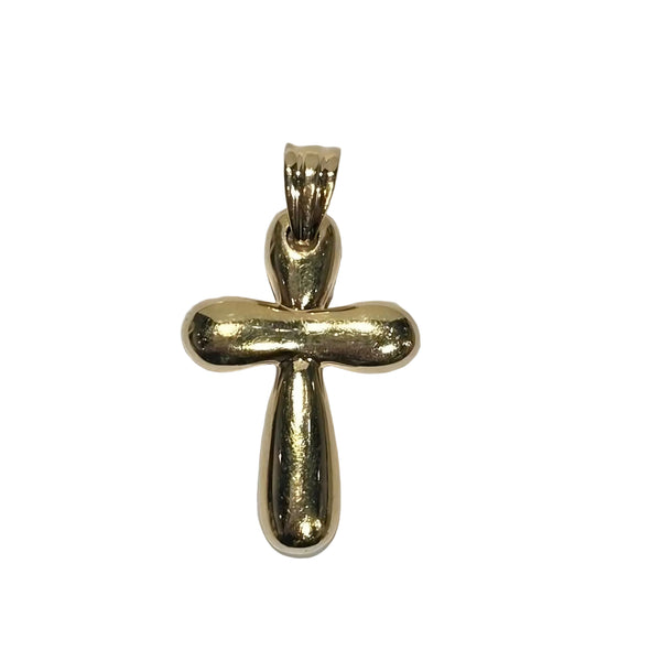 Superbe Pendentif Croix en Or Jaune 18 Carats