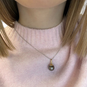 Pendentif Perle de Culture en Or Jaune 18K - 5.13G