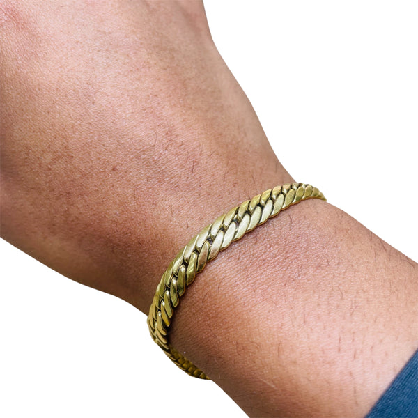 Bracelet en or jaune 18K 11.02 Grs