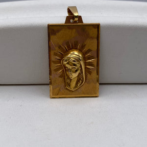 Pendentif Médaille en Or 18 Carats Poids-6.06 Grs