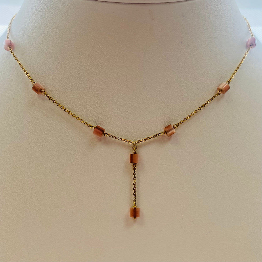 Collier ras du cou en or jaune 18K - 4.86 Grs